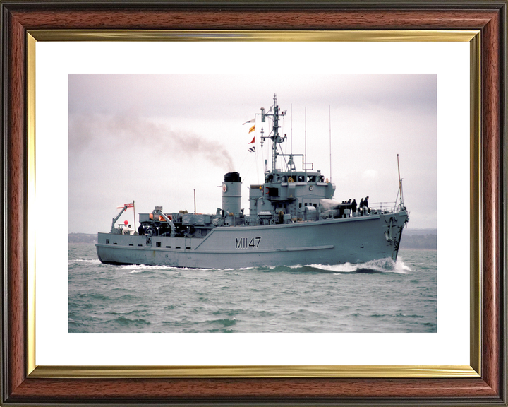 HMS Hubberston (M1147) Royal Navy Ton Class Minesweeper Underway Photo Print Wall Art Decor - Posters, Prints, & Visual Artwork - by Hampshire Prints (image 8 of 9)