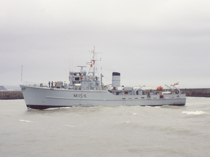 HMS Kellington M1154 Ton Class Minesweeper Port Side View Photo Print - Posters, Prints, & Visual Artwork - by Hampshire Prints (image 1 of 9)
