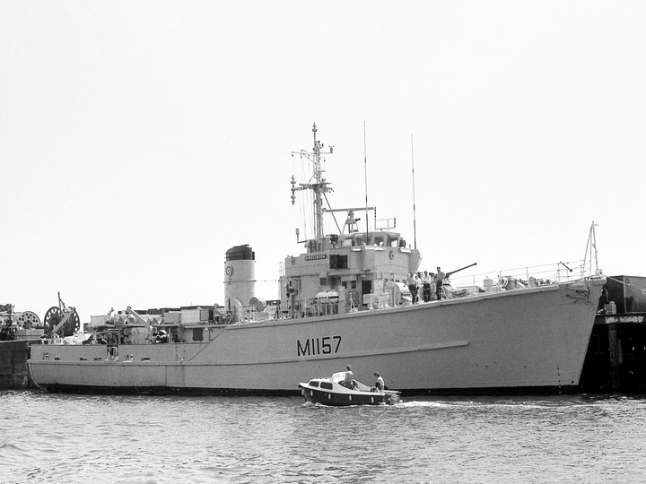 HMS Kirkliston M1157 Ton Class Minesweeper Photo Print - Posters, Prints, & Visual Artwork - by Hampshire Prints (image 1 of 9)