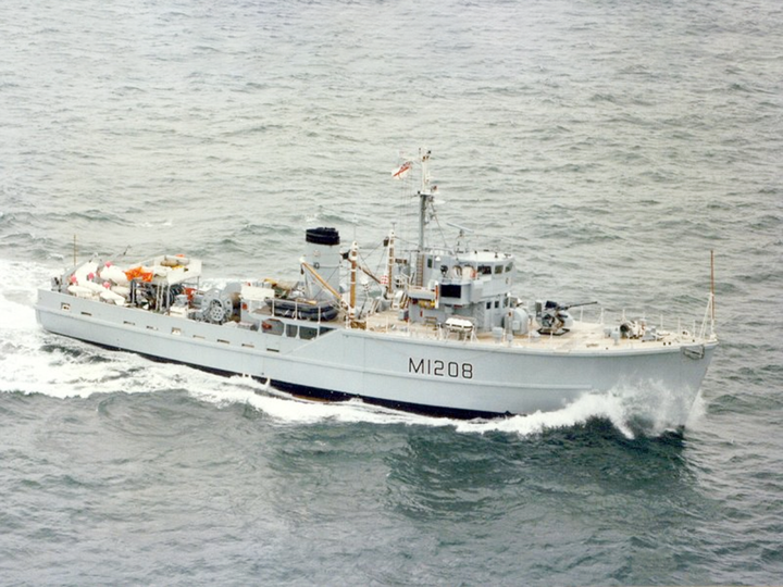 HMS Lewiston M1208 Ton Class Minesweeper Photo Print - Posters, Prints, & Visual Artwork - by Hampshire Prints (image 1 of 9)