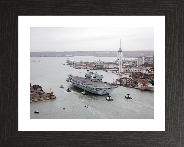 HMS Queen Elizabeth R08 Queen Elizabeth Class Aircraft Carrier December 2021 Photo Print - Posters, Prints, & Visual Artwork - by Hampshire Prints (image 2 of 9)