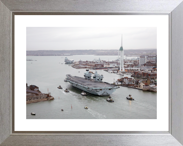 HMS Queen Elizabeth R08 Queen Elizabeth Class Aircraft Carrier December 2021 Photo Print - Posters, Prints, & Visual Artwork - by Hampshire Prints (image 6 of 9)
