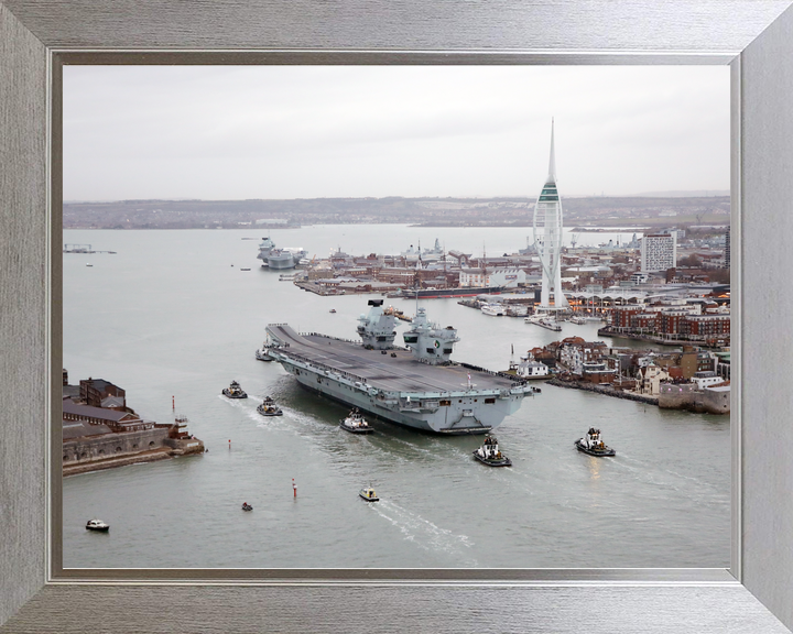 HMS Queen Elizabeth R08 Queen Elizabeth Class Aircraft Carrier December 2021 Photo Print - Posters, Prints, & Visual Artwork - by Hampshire Prints (image 7 of 9)