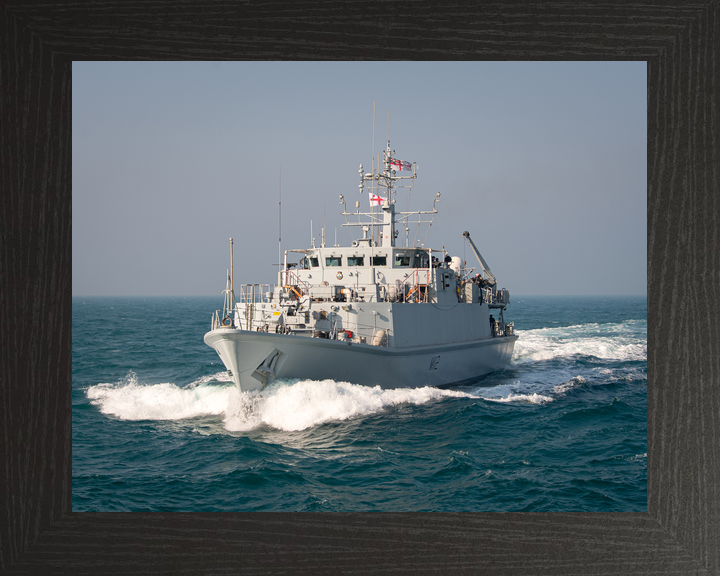 HMS Shoreham M112 Sandown Class Minehunter January 2021 Underway Photo Print - Posters, Prints, & Visual Artwork - by Hampshire Prints (image 3 of 9)