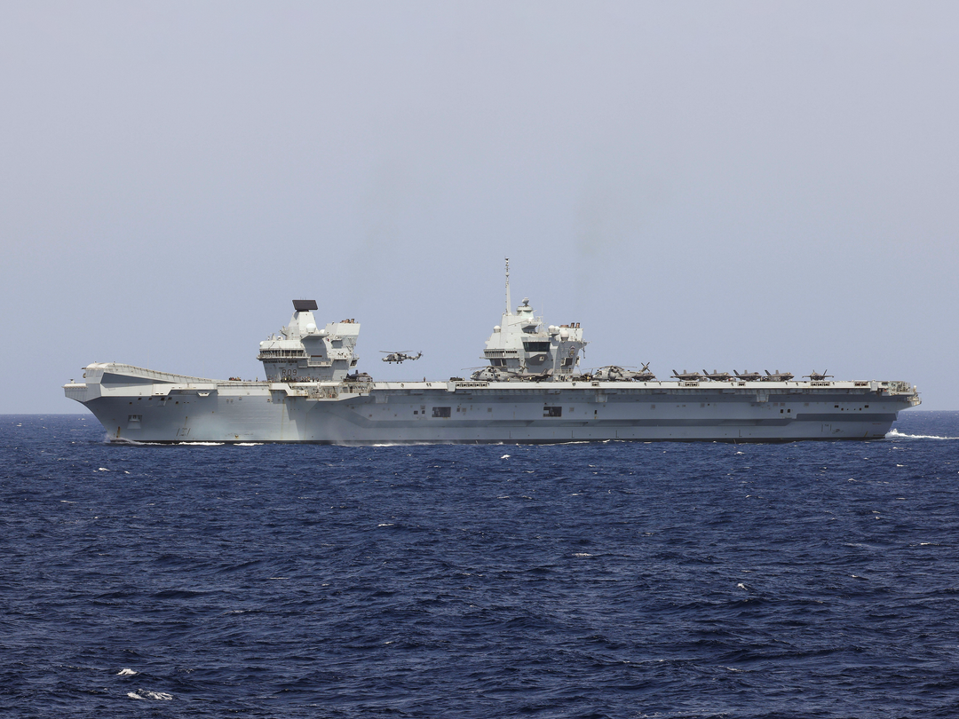 HMS Prince of Wales (R09) Photo Print - Port Beam 2025 - Royal Navy Queen Elizabeth Class Aircraft Carrier Hampshire Prints 6 x 4 No Frame No