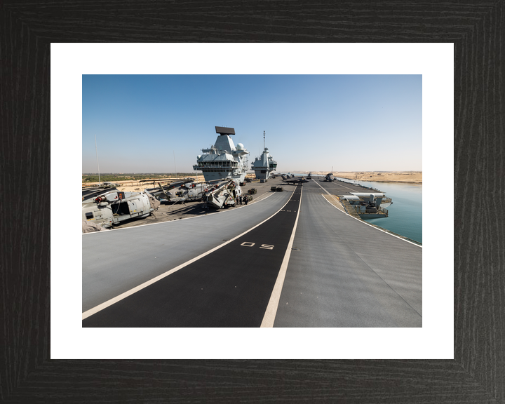HMS Prince of Wales R09 Queen Elizabeth Class Aircraft Carrier April 2025 Flight Deck Photo Print - Posters, Prints, & Visual Artwork - by Hampshire Prints (image 2 of 9)