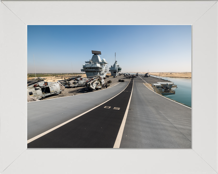 HMS Prince of Wales R09 Queen Elizabeth Class Aircraft Carrier April 2025 Flight Deck Photo Print - Posters, Prints, & Visual Artwork - by Hampshire Prints (image 5 of 9)
