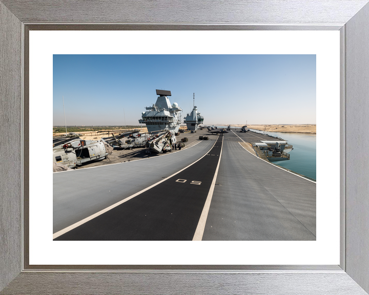 HMS Prince of Wales R09 Queen Elizabeth Class Aircraft Carrier April 2025 Flight Deck Photo Print - Posters, Prints, & Visual Artwork - by Hampshire Prints (image 6 of 9)