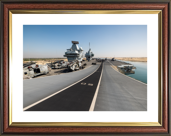 HMS Prince of Wales R09 Queen Elizabeth Class Aircraft Carrier April 2025 Flight Deck Photo Print - Posters, Prints, & Visual Artwork - by Hampshire Prints (image 8 of 9)