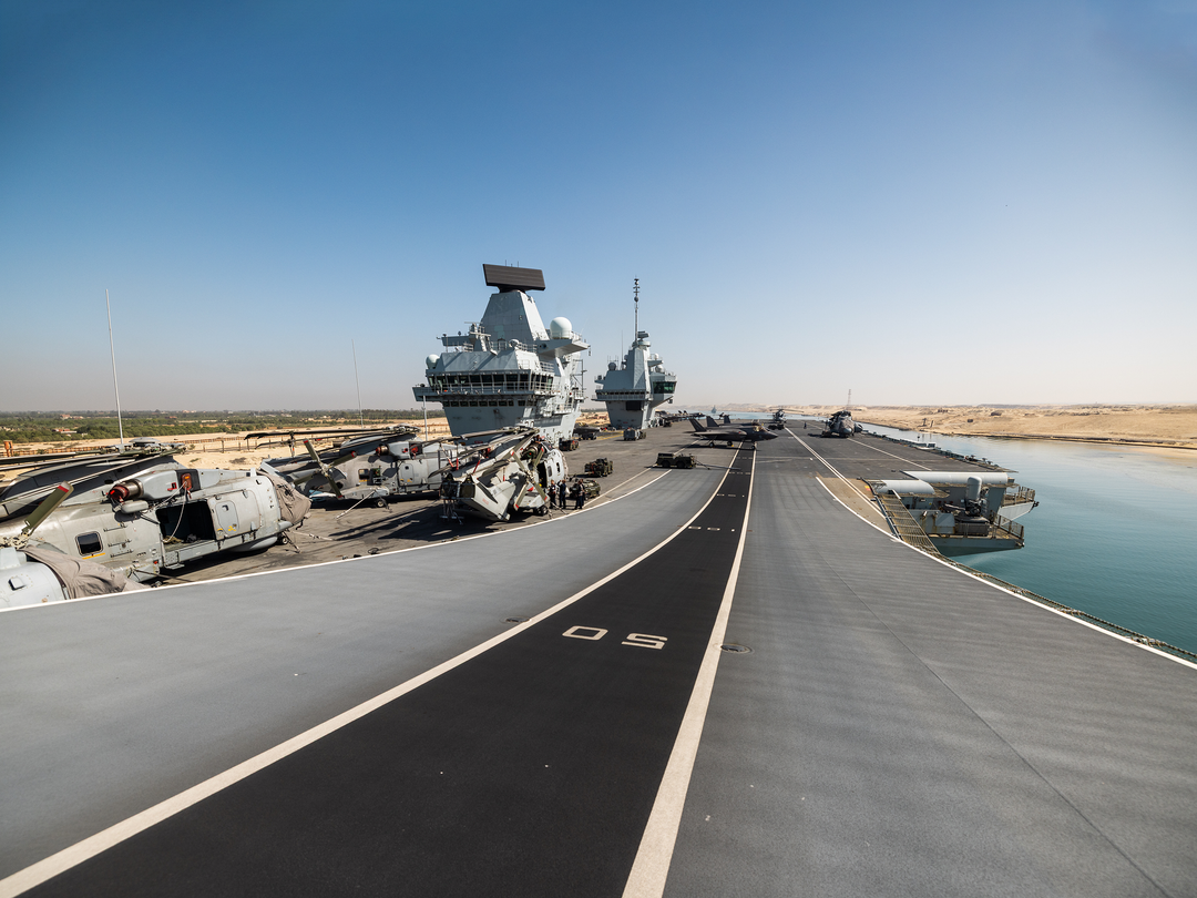 HMS Prince of Wales (R09) Photo Print - Flight Deck 2025 - Royal Navy Queen Elizabeth Class Aircraft Carrier Hampshire Prints 6 x 4 No Frame No