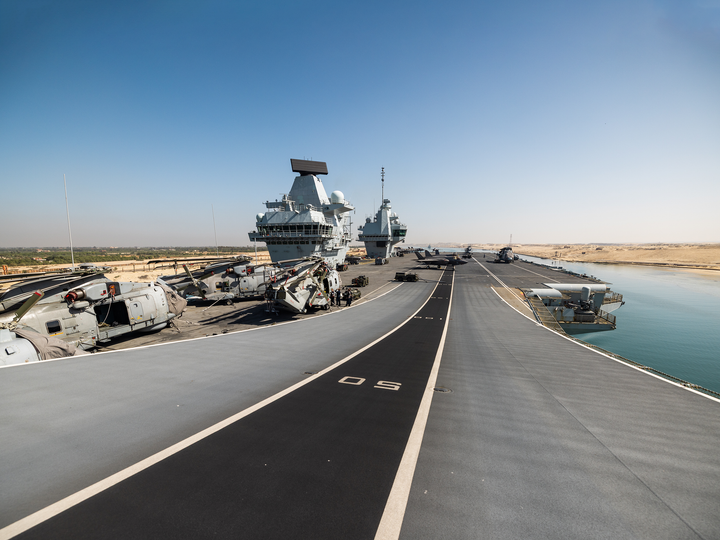 HMS Prince of Wales (R09) Photo Print - Flight Deck 2025 - Royal Navy Queen Elizabeth Class Aircraft Carrier Hampshire Prints 6 x 4 No Frame No