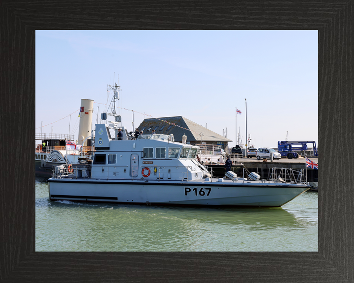 HMS Exploit (P167) Royal Navy Archer Class P2000 Patrol Vessel Entering Harbour Photo Print Wall Art Decor - Posters, Prints, & Visual Artwork - by Hampshire Prints (image 3 of 9)