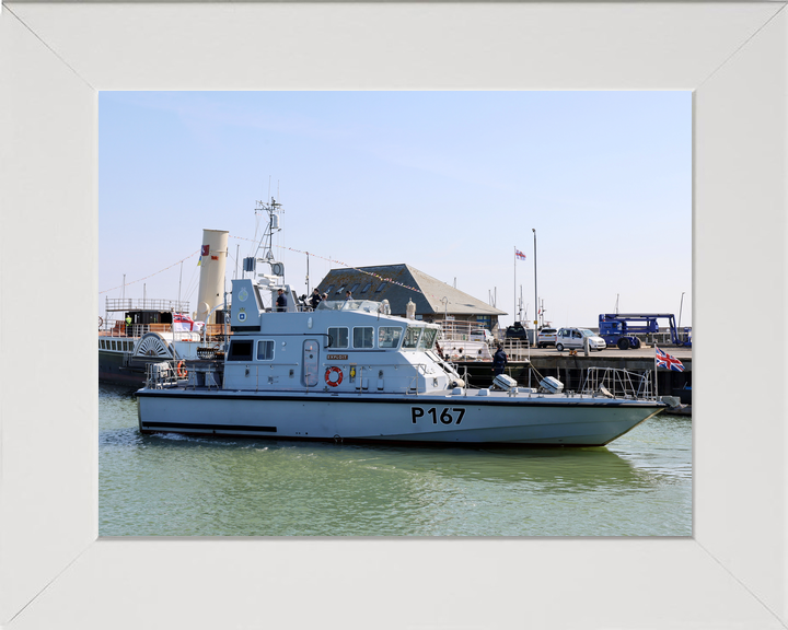 HMS Exploit (P167) Royal Navy Archer Class P2000 Patrol Vessel Entering Harbour Photo Print Wall Art Decor - Posters, Prints, & Visual Artwork - by Hampshire Prints (image 5 of 9)