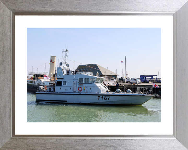 HMS Exploit (P167) Royal Navy Archer Class P2000 Patrol Vessel Entering Harbour Photo Print Wall Art Decor - Posters, Prints, & Visual Artwork - by Hampshire Prints (image 6 of 9)