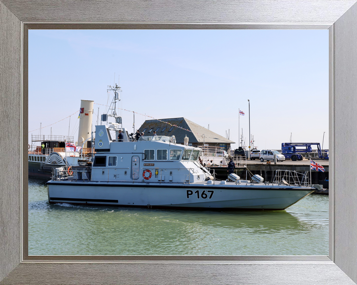HMS Exploit (P167) Royal Navy Archer Class P2000 Patrol Vessel Entering Harbour Photo Print Wall Art Decor - Posters, Prints, & Visual Artwork - by Hampshire Prints (image 7 of 9)