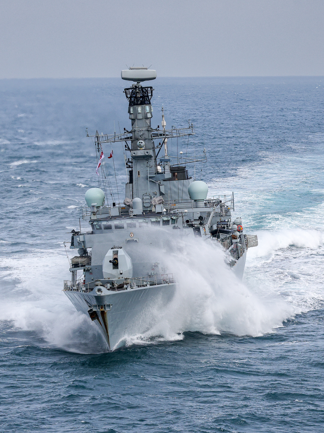 HMS Iron Duke (F234) Photo Print - Bow View 2025 - Royal Navy Type 23 Frigate Hampshire Prints 6 x 4 No Frame No