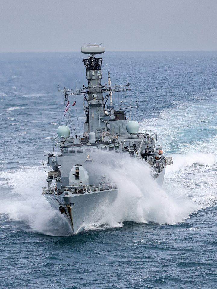 HMS Iron Duke (F234) Photo Print - Bow View 2025 - Royal Navy Type 23 Frigate Hampshire Prints 6 x 4 No Frame No