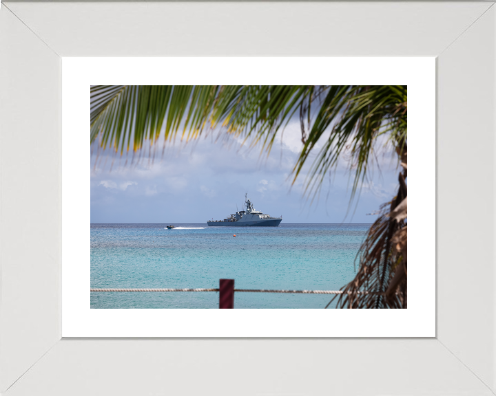 HMS Trent P224 River Class Patrol Vessel July 2024 Cayman Islands Photo Print - Posters, Prints, & Visual Artwork - by Hampshire Prints (image 4 of 9)