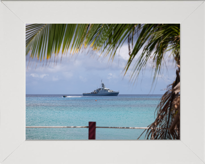 HMS Trent P224 River Class Patrol Vessel July 2024 Cayman Islands Photo Print - Posters, Prints, & Visual Artwork - by Hampshire Prints (image 5 of 9)