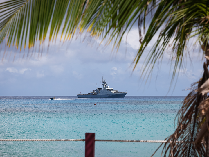 HMS Trent P224 River Class Patrol Vessel July 2024 Cayman Islands Photo Print - Posters, Prints, & Visual Artwork - by Hampshire Prints (image 1 of 9)