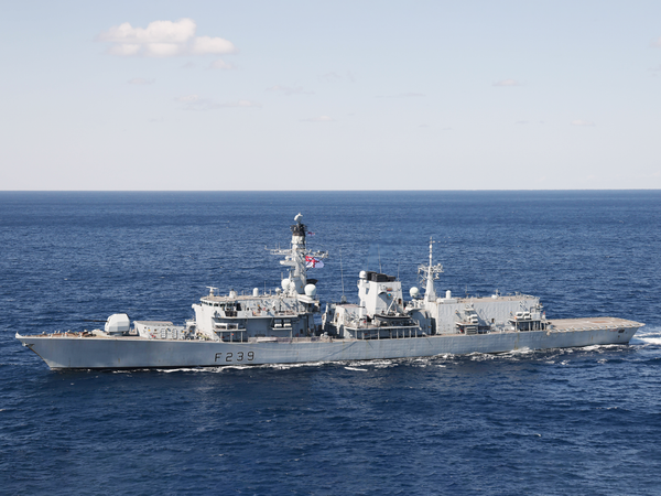 HMS Richmond F239 Type 23 Frigate February 2024