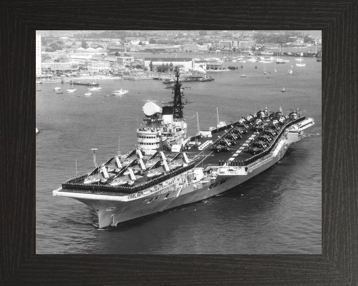 HMS Victorious R38 Illustrious Class Aircraft Carrier Leaving Portsmouth Photo Print - Posters, Prints, & Visual Artwork - by Hampshire Prints (image 3 of 9)