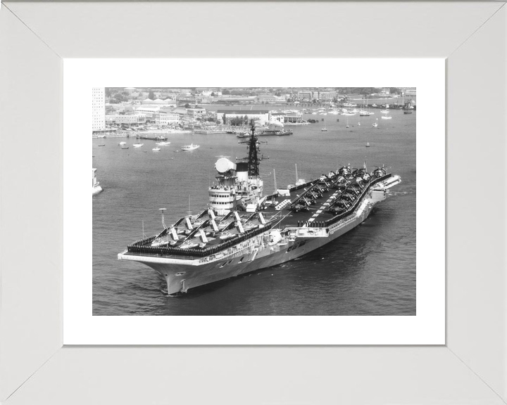 HMS Victorious R38 Illustrious Class Aircraft Carrier Leaving Portsmouth Photo Print - Posters, Prints, & Visual Artwork - by Hampshire Prints (image 4 of 9)