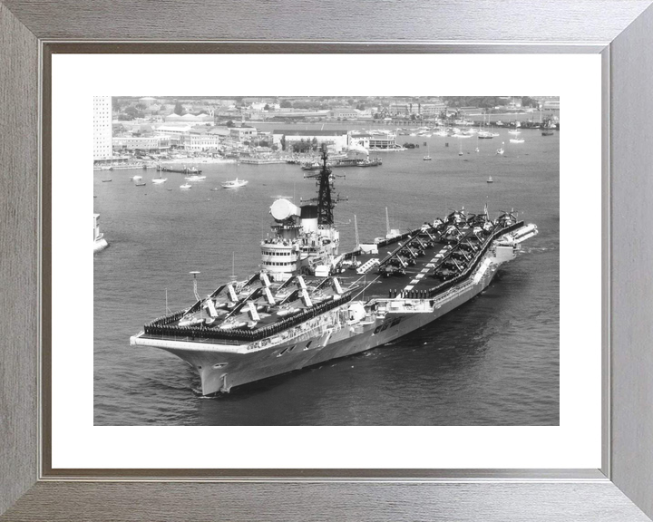 HMS Victorious R38 Illustrious Class Aircraft Carrier Leaving Portsmouth Photo Print - Posters, Prints, & Visual Artwork - by Hampshire Prints (image 6 of 9)