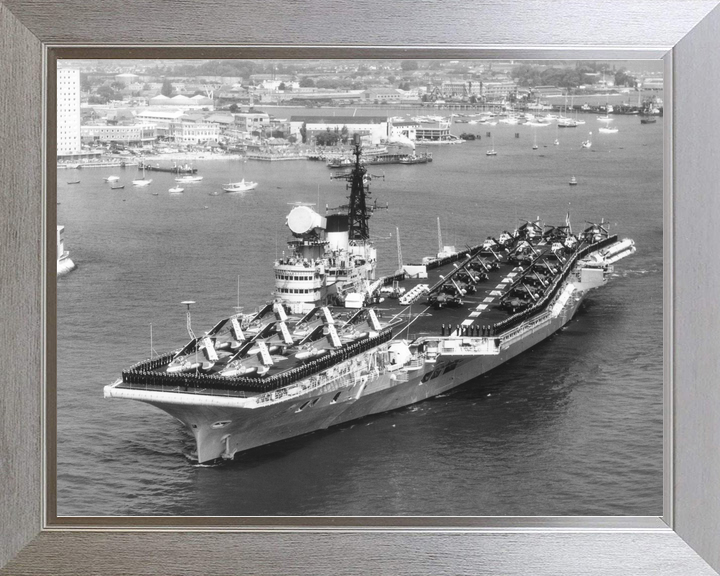 HMS Victorious R38 Illustrious Class Aircraft Carrier Leaving Portsmouth Photo Print - Posters, Prints, & Visual Artwork - by Hampshire Prints (image 7 of 9)