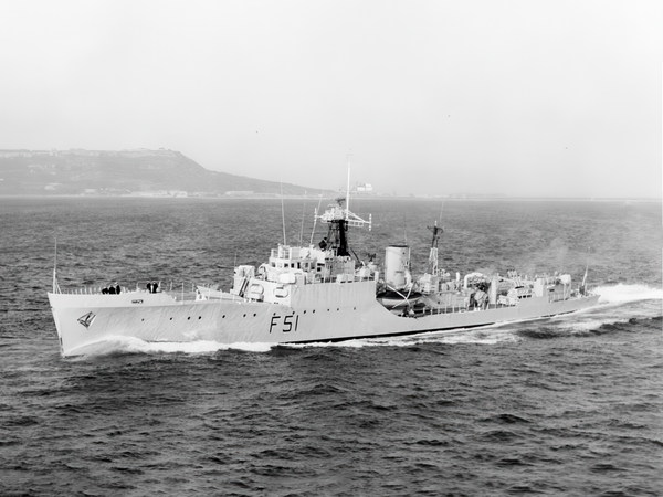 HMS Grafton F51 Blackwood Class Frigate 1954