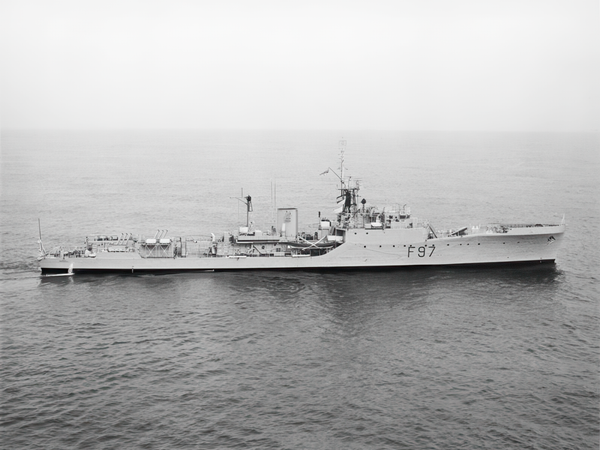 HMS Russell F97 Blackwood Class Frigate June 1972