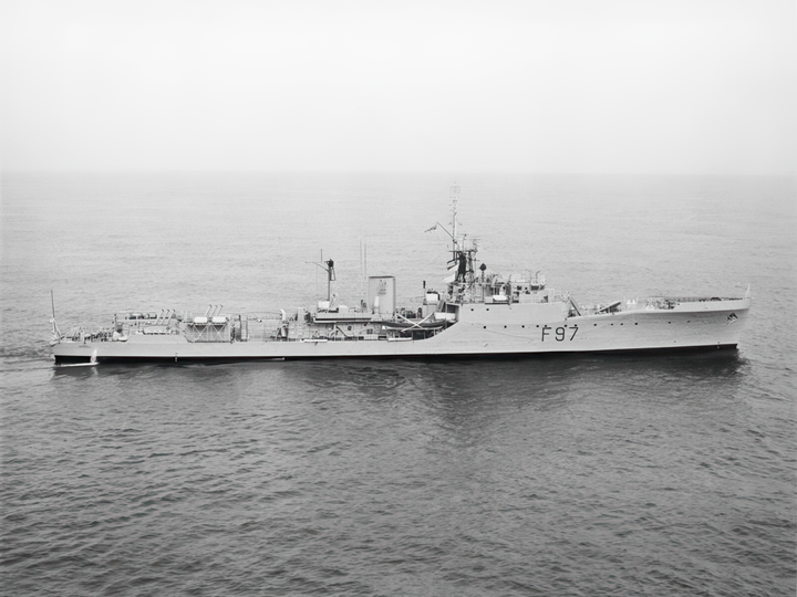 HMS Russell F97 Blackwood Class Frigate June 1972 Photo Print - Posters, Prints, & Visual Artwork - by Hampshire Prints (image 1 of 9)