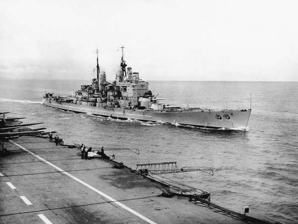 HMS Vanguard 23 Fast Battleship Late 1940s