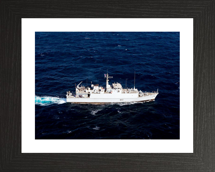 HMS Ramsey M110 Sandown Class Minehunter August 2011 High Starboard View Photo Print - Posters, Prints, & Visual Artwork - by Hampshire Prints (image 2 of 9)
