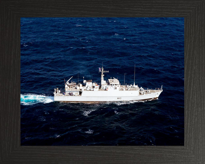 HMS Ramsey M110 Sandown Class Minehunter August 2011 High Starboard View Photo Print - Posters, Prints, & Visual Artwork - by Hampshire Prints (image 3 of 9)