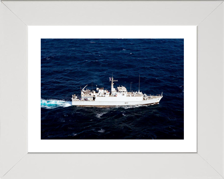 HMS Ramsey M110 Sandown Class Minehunter August 2011 High Starboard View Photo Print - Posters, Prints, & Visual Artwork - by Hampshire Prints (image 4 of 9)