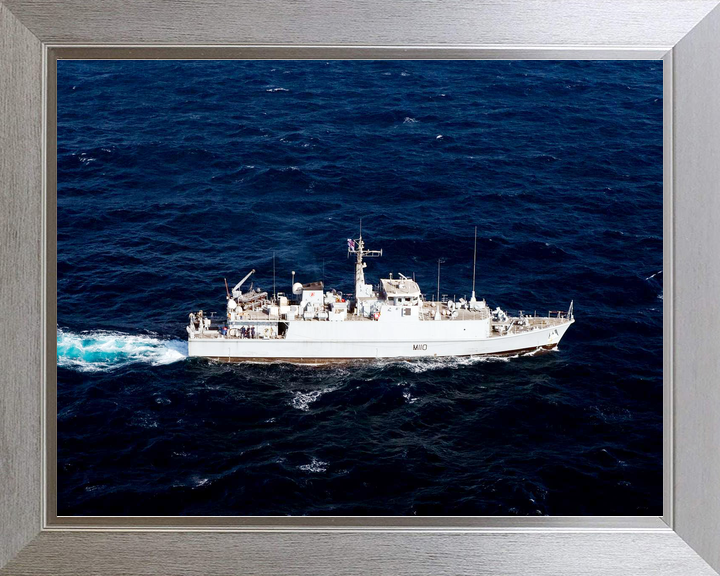 HMS Ramsey M110 Sandown Class Minehunter August 2011 High Starboard View Photo Print - Posters, Prints, & Visual Artwork - by Hampshire Prints (image 7 of 9)