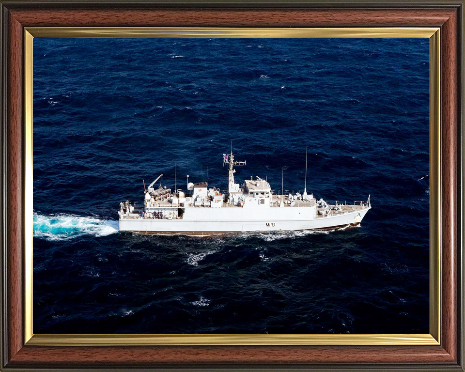 HMS Ramsey M110 Sandown Class Minehunter August 2011 High Starboard View Photo Print - Posters, Prints, & Visual Artwork - by Hampshire Prints (image 9 of 9)