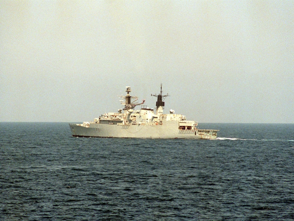 HMS Brazen F91 Type 22 Frigate October 1990