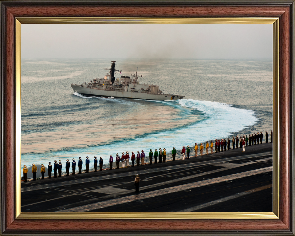HMS St Albans F83 Type 23 Frigate October 2011 Breaking Away Photo Print - Posters, Prints, & Visual Artwork - by Hampshire Prints (image 9 of 9)