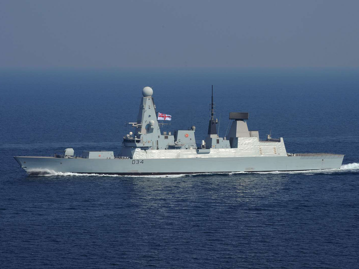 HMS Diamond (D34) Photo Print - At Sea 2012 - Royal Navy Type 45 Destroyer Hampshire Prints 6 x 4 No Frame No