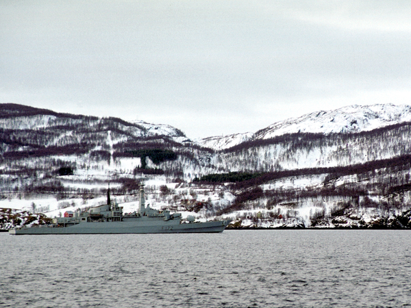 HMS Ambuscade F172 Type 21 Frigate March 1992