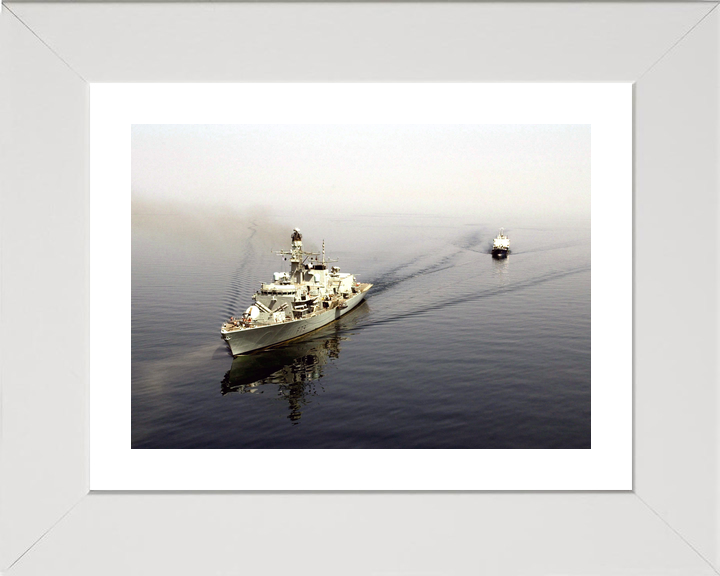 HMS Portland F79 Type 23 Frigate April 2002