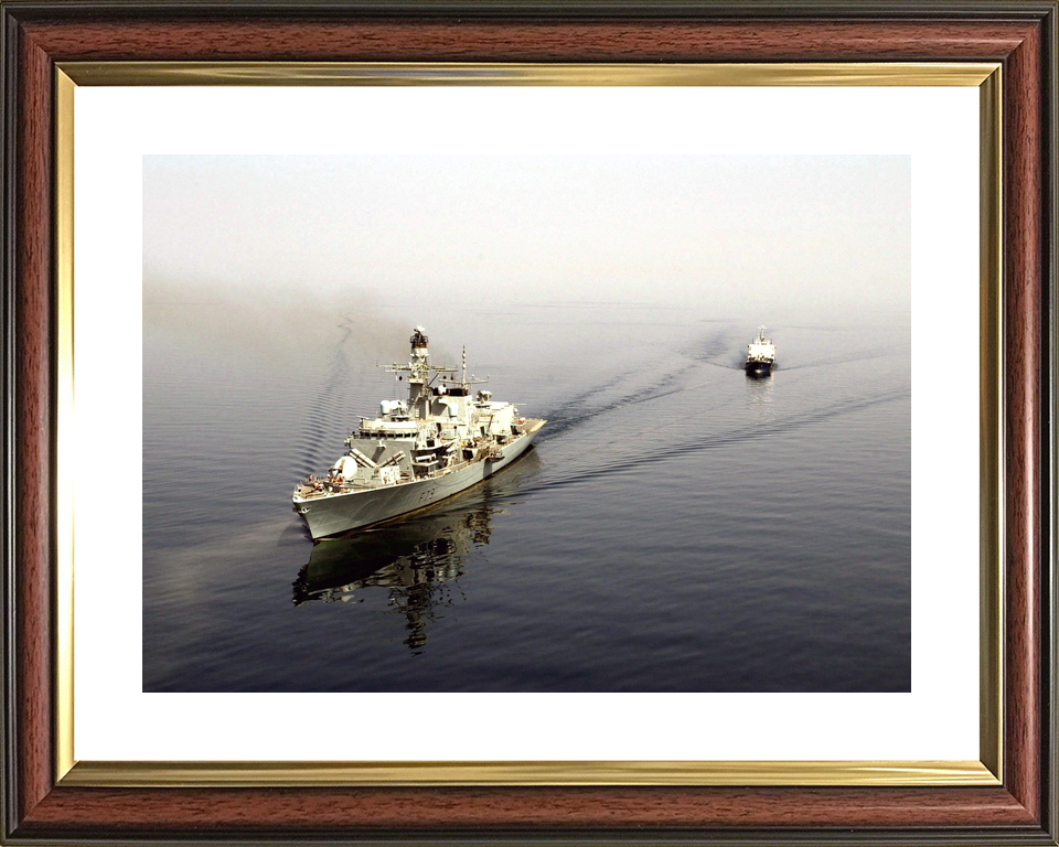 HMS Portland F79 Type 23 Frigate April 2002