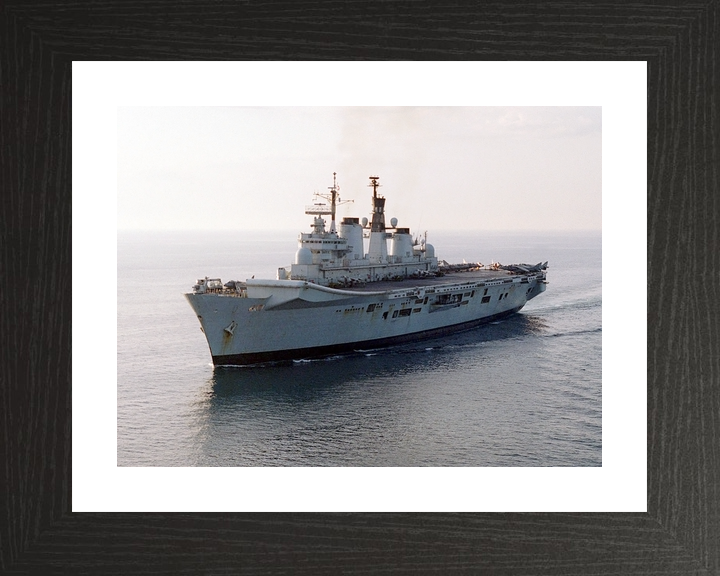 HMS Illustrious (R06) Royal Navy Invincible Class Aircraft Carrier At Sea 1998 Photo Print Wall Art Decor - Posters, Prints, & Visual Artwork - by Hampshire Prints (image 2 of 9)