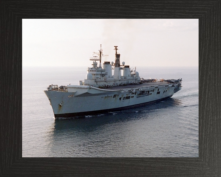 HMS Illustrious (R06) Royal Navy Invincible Class Aircraft Carrier At Sea 1998 Photo Print Wall Art Decor - Posters, Prints, & Visual Artwork - by Hampshire Prints (image 3 of 9)
