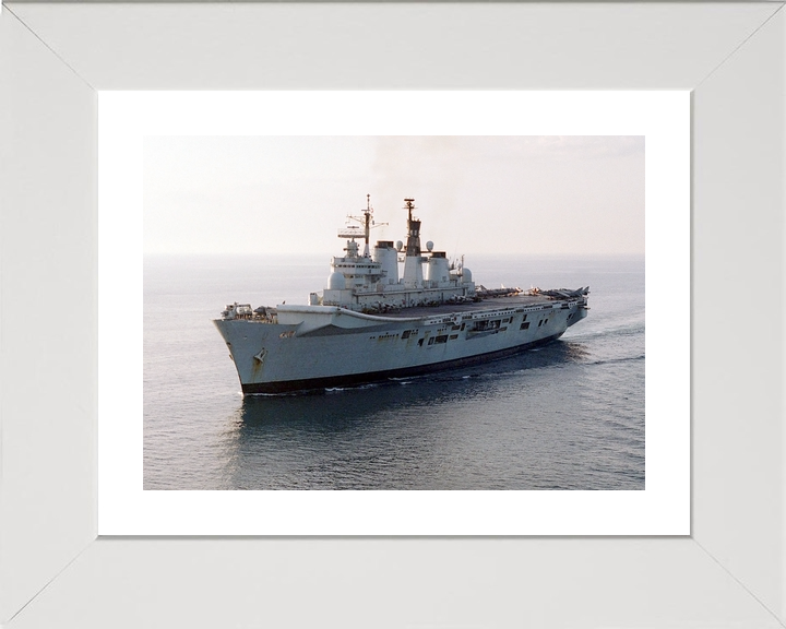 HMS Illustrious (R06) Royal Navy Invincible Class Aircraft Carrier At Sea 1998 Photo Print Wall Art Decor - Posters, Prints, & Visual Artwork - by Hampshire Prints (image 4 of 9)