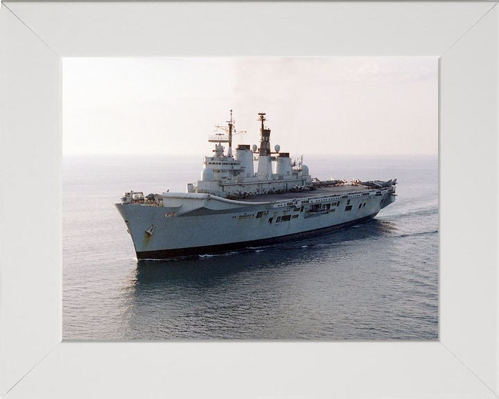 HMS Illustrious (R06) Royal Navy Invincible Class Aircraft Carrier At Sea 1998 Photo Print Wall Art Decor - Posters, Prints, & Visual Artwork - by Hampshire Prints (image 5 of 9)