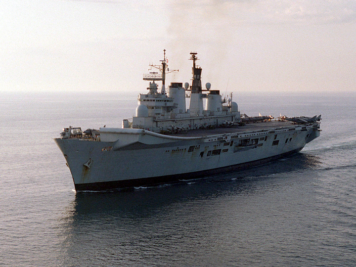 HMS Illustrious (R06) Photo Print - At Sea 1998 - Royal Navy Invincible Class Aircraft Carrier Hampshire Prints 6 x 4 No Frame No