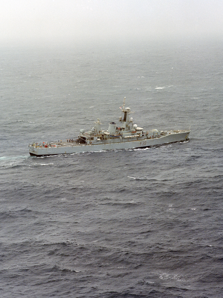 HMS Naiad F39 Leander Class Frigate 1982 Photo Print - Posters, Prints, & Visual Artwork - by Hampshire Prints (image 1 of 9)